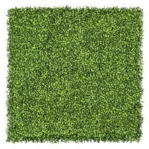 Künstlicher vertikaler Gartenbuchsbaum doppelt grün 100 x 100 cm