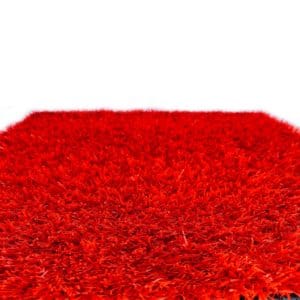 Roter Kunstrasen