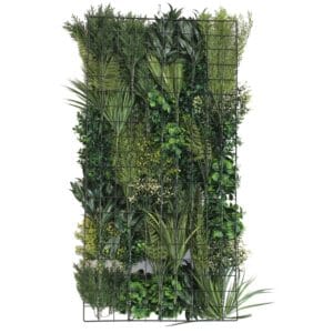 Jardín vertical artificial White Winter backing