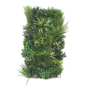 Jardim vertical artificial White Winter, 100 x 50 cm