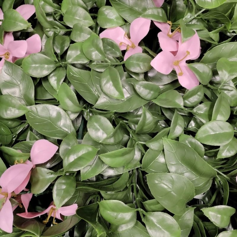 Jardín Vertical Artificial Ficus Rosa
