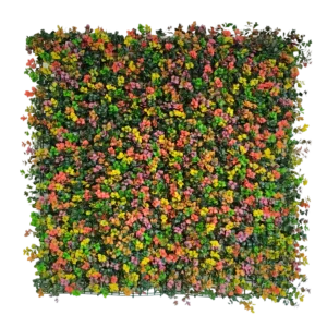 Vertikaler Garten in verschiedenen Farben