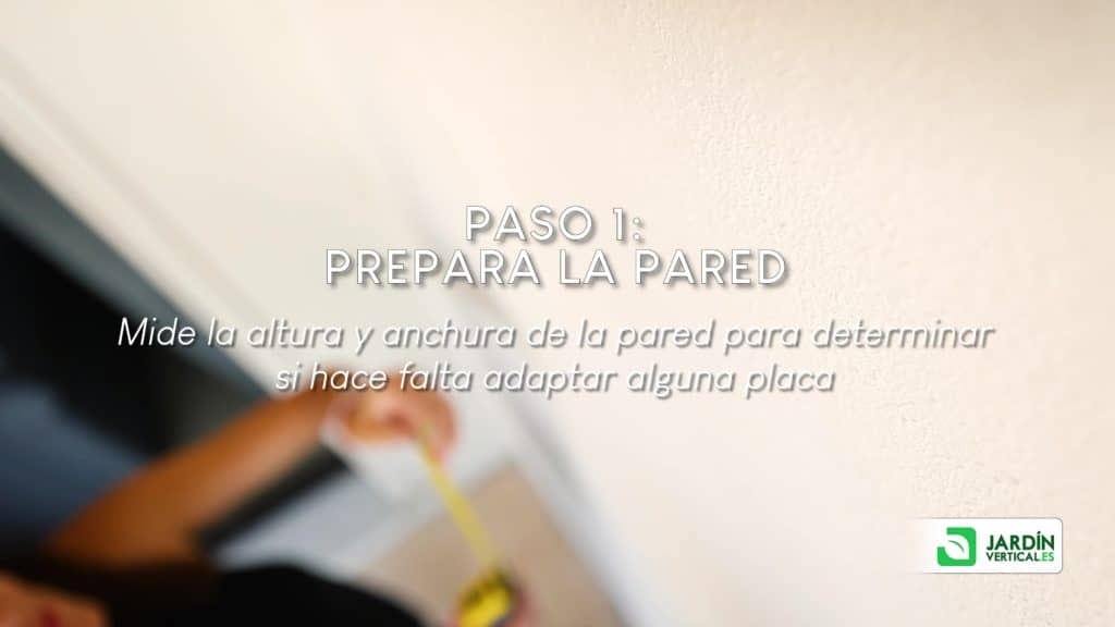 Prepara la pared para tus jardines verticales