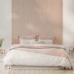 Dormitorio con Panel Verne Beige
