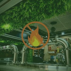 Jardín Vertical Artificial Ignífugo