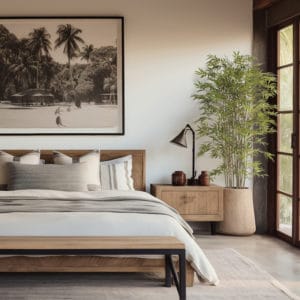 Luxuriöse künstliche Bambusdekoration