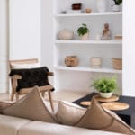 Decoración con mini bosque de helechos