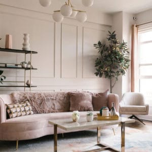 Decoración con árbol magnolia