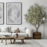 Decoració amb arbre olivera artificial