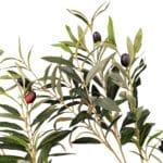 Fulles i branques artificials arbre olivera