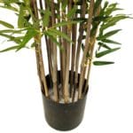 Vaso de bambu artificial de luxo