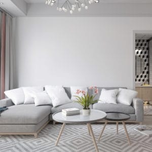 Decoración con planta artificial oncidio