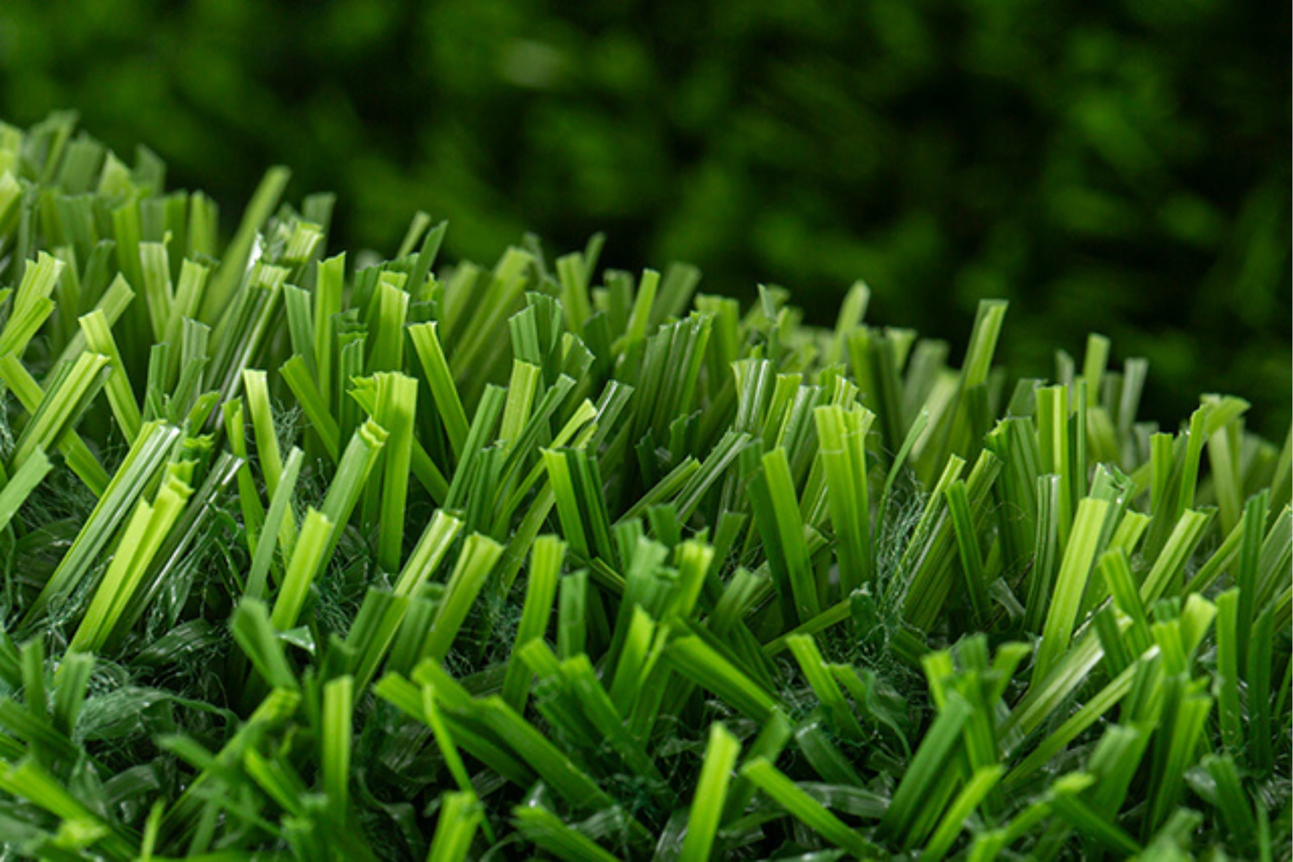 Forma de filamento de césped artificial