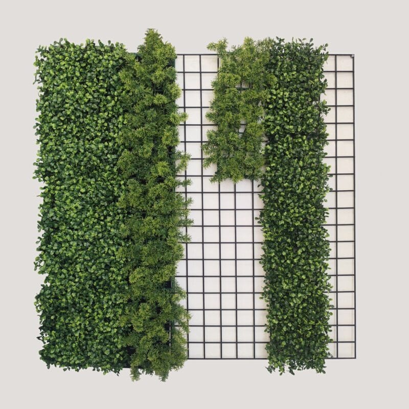 Ejmeplo de decoración con la malla de acero galvanizado